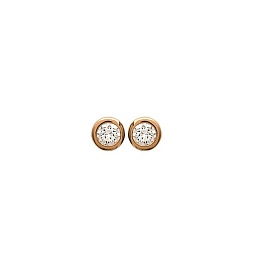 EARRINGSCZ 18 KT GOLD PLATED