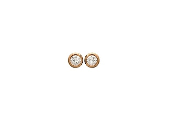 EARRINGSCZ 18 KT GOLD PLATED