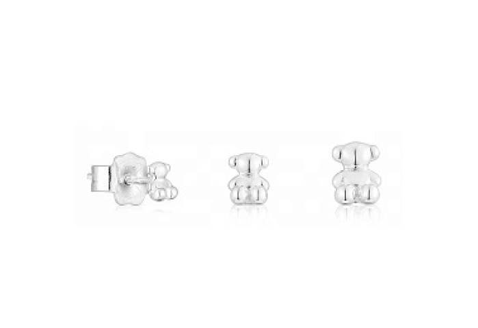 SILVER PACK 3 EARRINGS BEARS