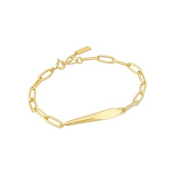 Gold Geometric Chunky Chain Bracelet