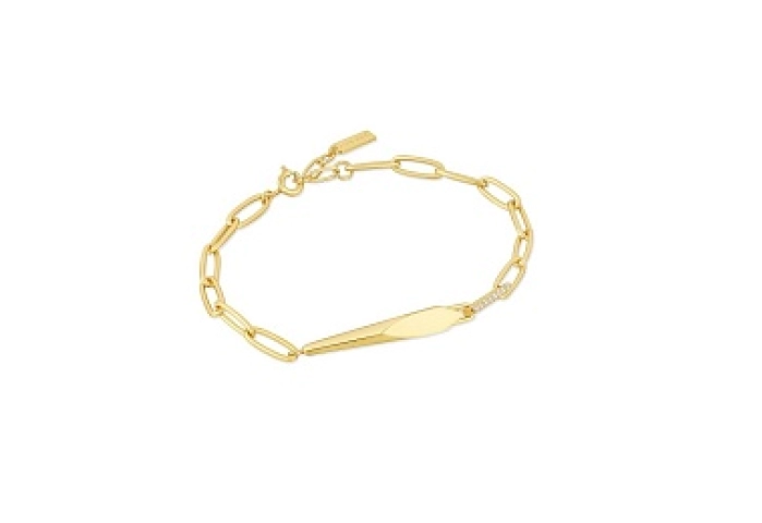 Gold Geometric Chunky Chain Bracelet