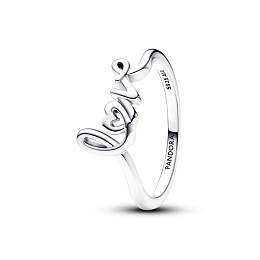 Love sterling silver ring