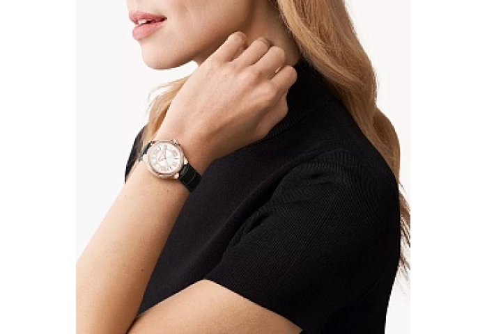 ANALOG WATCH 0 JWL GP LEATHER STRAP