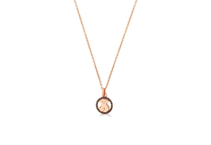 SILVER GOLD PLATED PENDANT GEMS + CHAIN