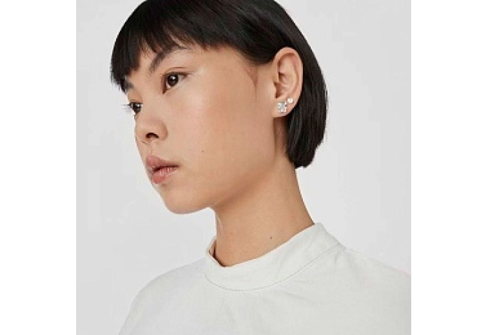 SILVER EARRINGS BEAR 10,5MM