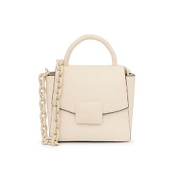 PVC.PU,MINIHANDBAG T LUCIA BEIGE