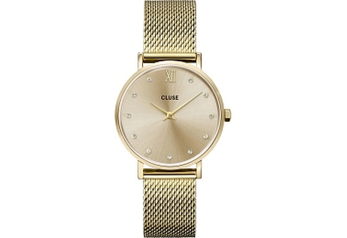 Minuit Mesh Crystals, Full Gold