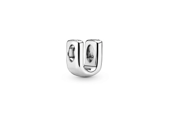 Letter U silver charm/Серебряный шарм буква U
