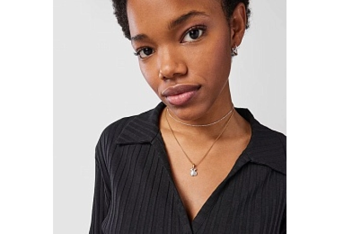 SILVER GOLDPLATED PENDANT 2 TONE 13MM
