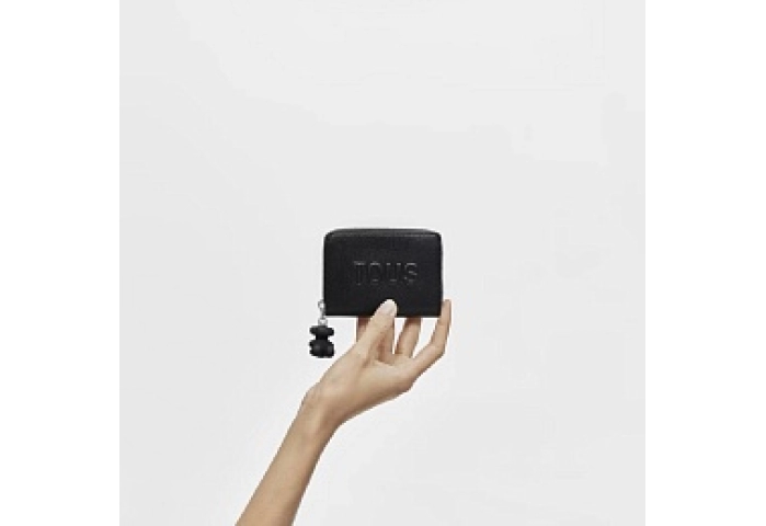 PU.COT,COINPURSE M.LARUE NEW BLACK