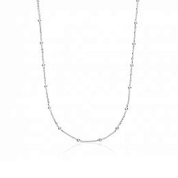 SILVER CHOKER BALLS 50-55 TO 60CM