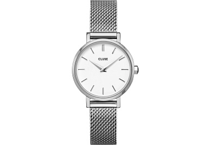 Boho Chic Petite Mesh, Silver, White/Silver