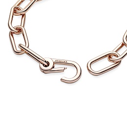 14k Rose gold-plated link bracelet/Браслет