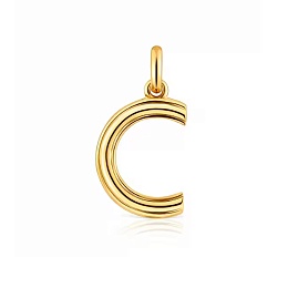 SILVER GOLD PLATED PENDANT C