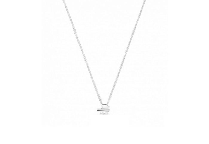 SILVER CHOKER 8MM BEAR PEARL 45CM