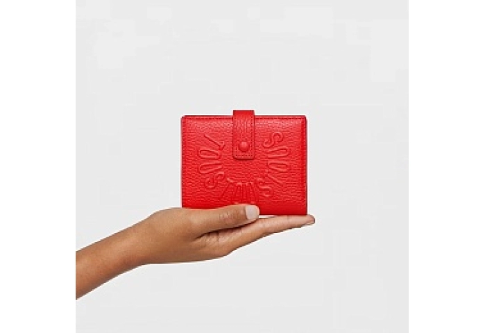 C.LEA,WALLET S.FLAP T MIRANDA RED