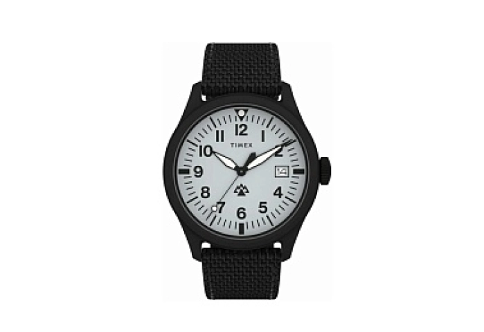 QUARTZ ANALOG WRISTWATCH,11.50,NO JEWEL,FABRIC STRAP,PLASTIC CASE