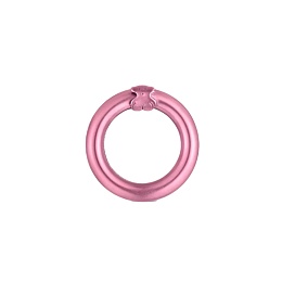 SILVER RING PINK COATING 16MM