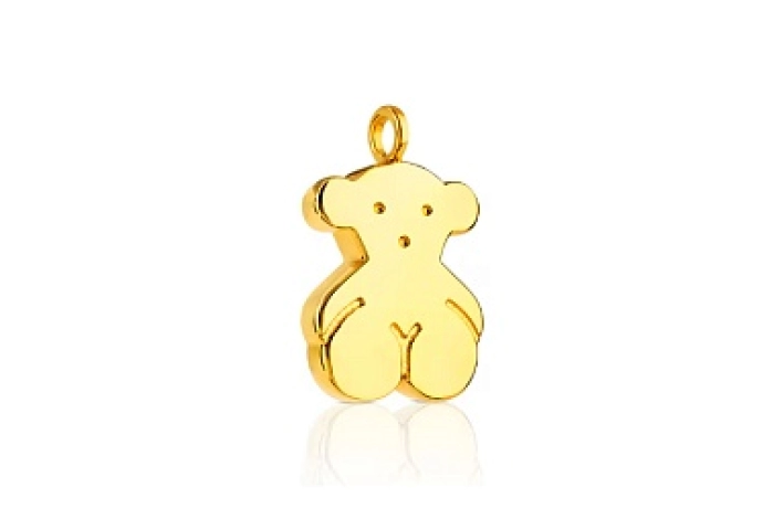 18KT GOLD PENDANT 26MM