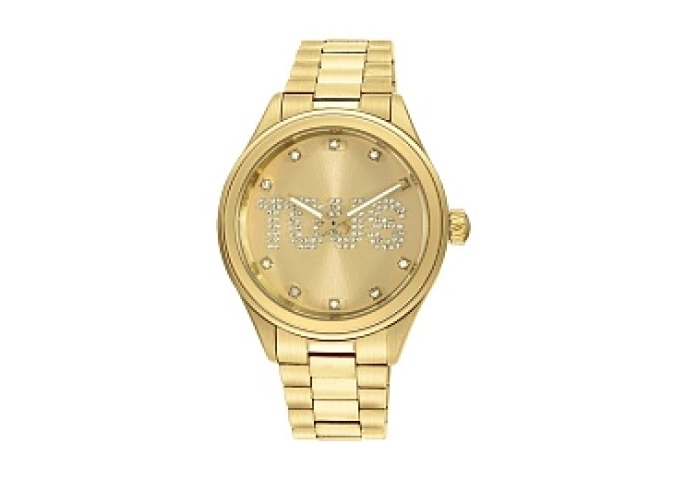 SSTEEL WATCH IP GOLDCOLORED DIAL GLASSES