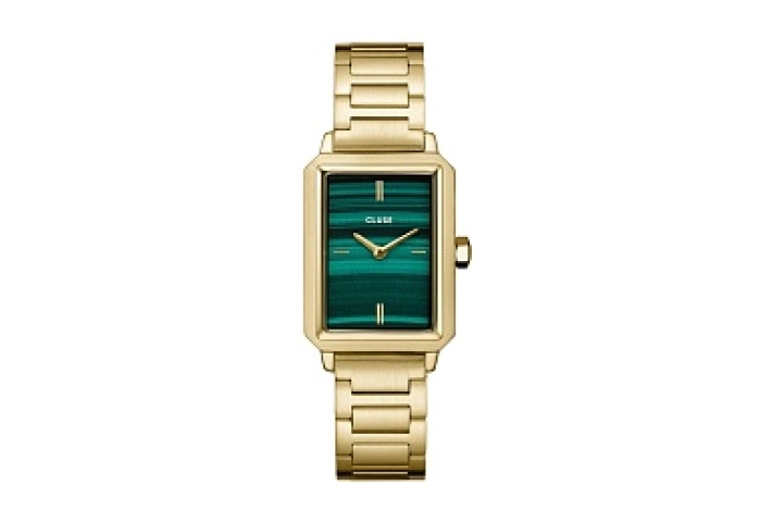 Fluette Steel Green, Gold Colour