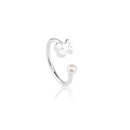 SILVER RING CULT.PEARL Nº13-14