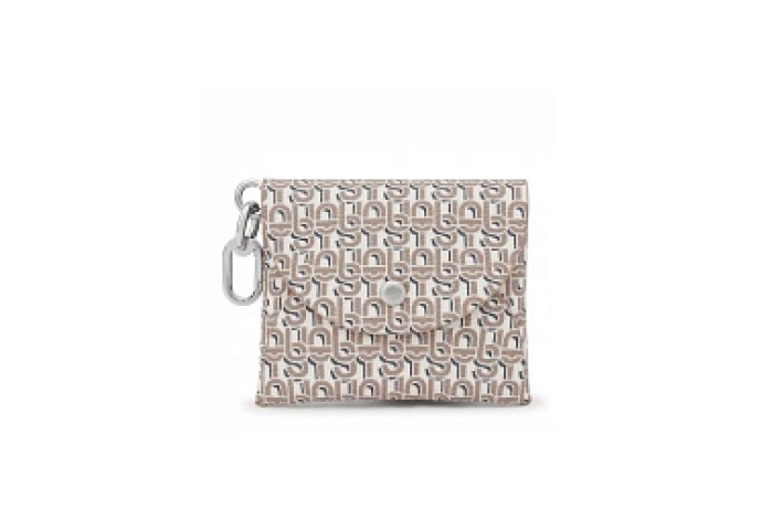 PVC.ZNC.CO,KEYCHAIN ENVL MANIF M TAUPE-M