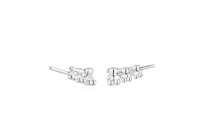SILVER EARRINGS CLIMBER BEARS