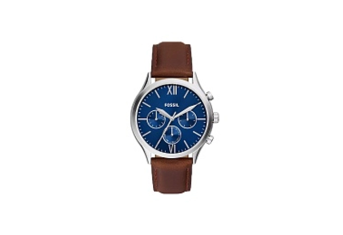 ANALOG WATCH 0 JWL SS LEATHER STRAP