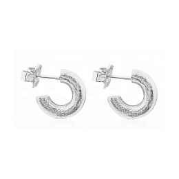 SILVER HOOP EARRINGS 14.5MM