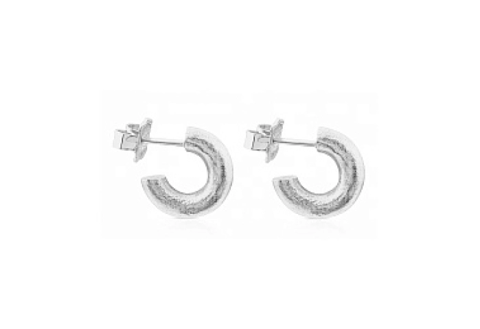 SILVER HOOP EARRINGS 14.5MM
