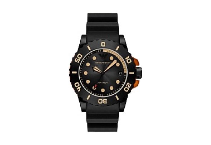ANALOG WATCH 0 JWL SS RUBBER STRAP