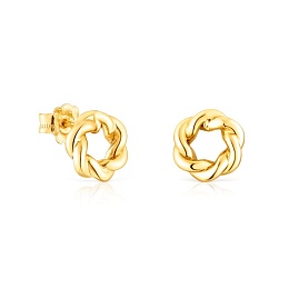 18KT GOLD EARRINGS 10MM