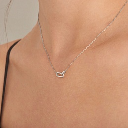 Glam Interlock Necklace