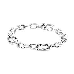 Sterling silver small link bracelet