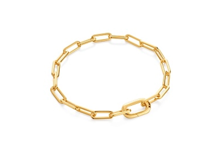 Gold Linked Chunky Bracelet