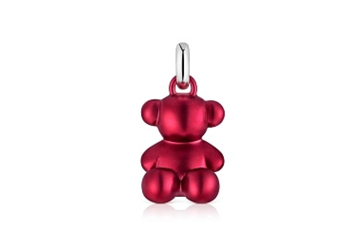 STEEL/SILVER PENDANT STRAWBERRY 16MM