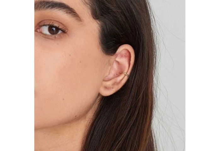 GOLD ROPE EAR CUFF