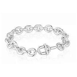 SILVER BRACELET MEDIU CLOSURE MANIFIESTO