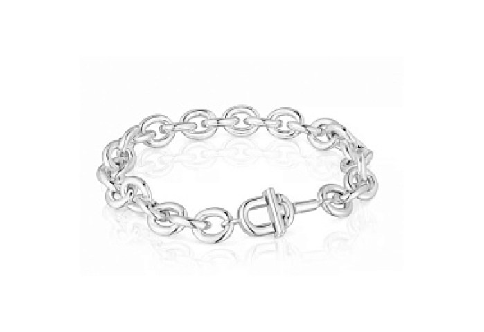 SILVER BRACELET MEDIU CLOSURE MANIFIESTO