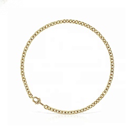 SILVER GOLD PLATED CHOKER 45CM