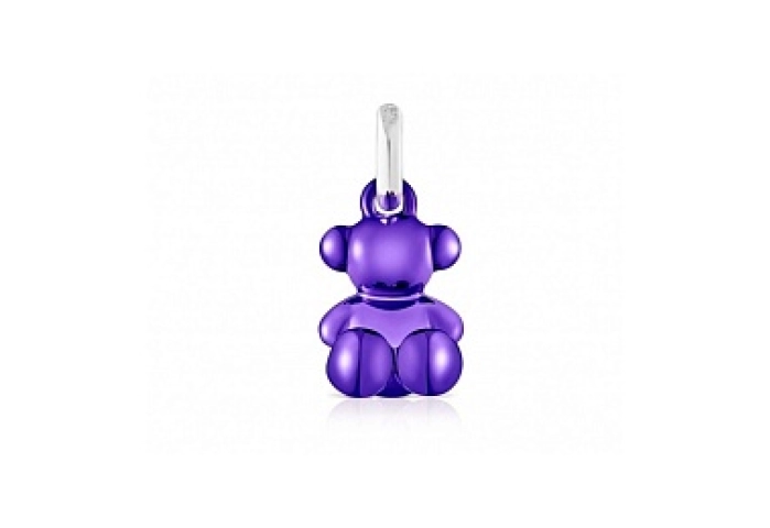 PENDANT STEEL LILAC COATING/SILVER 11MM