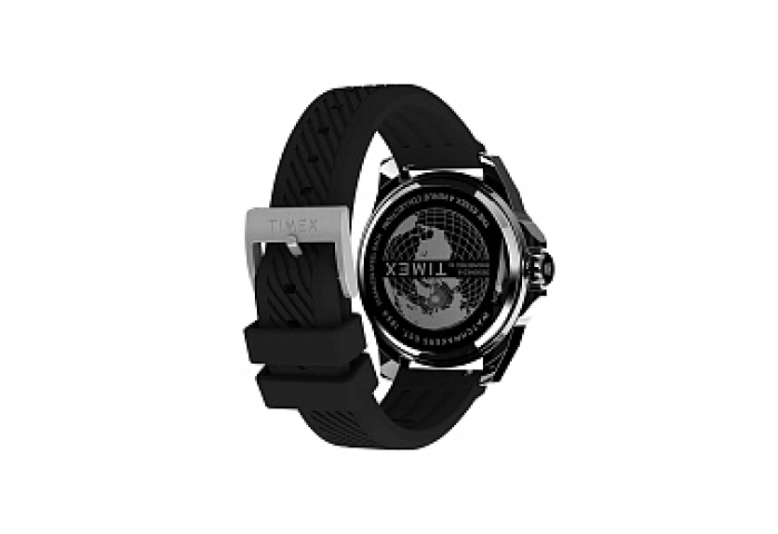QUARTZ ANALOG WRISTWATCH,13.50,NO JEWEL,SILICONE STRAP,STAINLESS STEEL PLATED CASE