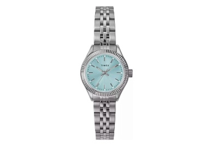 Mini Legacy Silver-tone Case and Bracelet with Blu