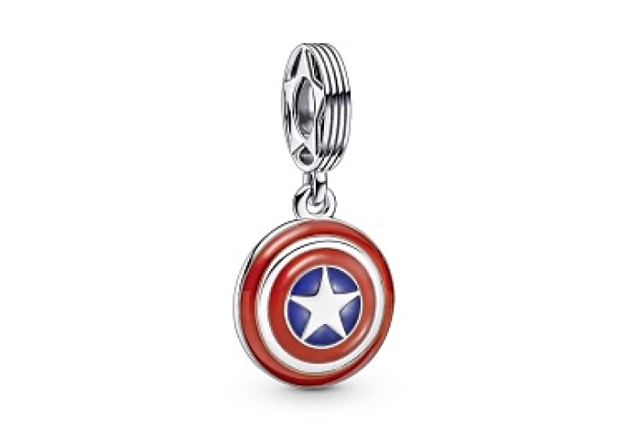 Marvel Captain America Shield sterling silver dang