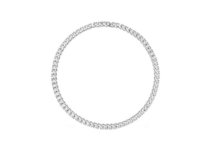 SILVER CHOKER BEARS 7,2MM 43CM