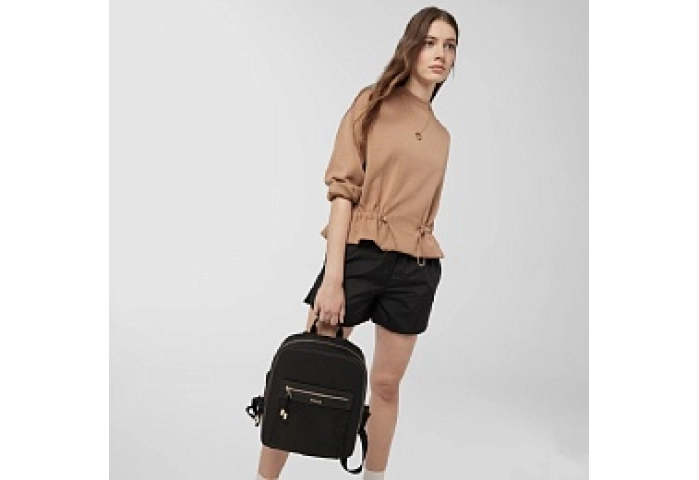 NYLON-PU,BACKPACK,BRUNOCK CHAIN,BLACK