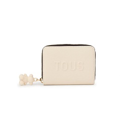 PU.COT,COINPURSE M.LARUE NEW BEIGE