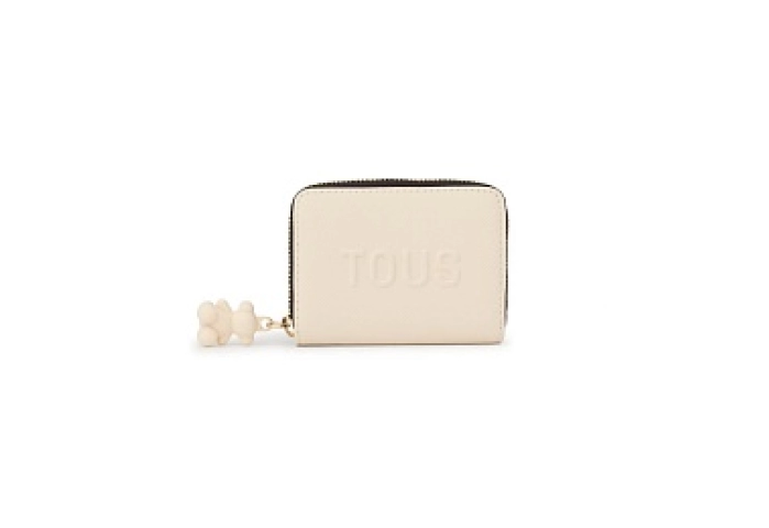 PU.COT,COINPURSE M.LARUE NEW BEIGE