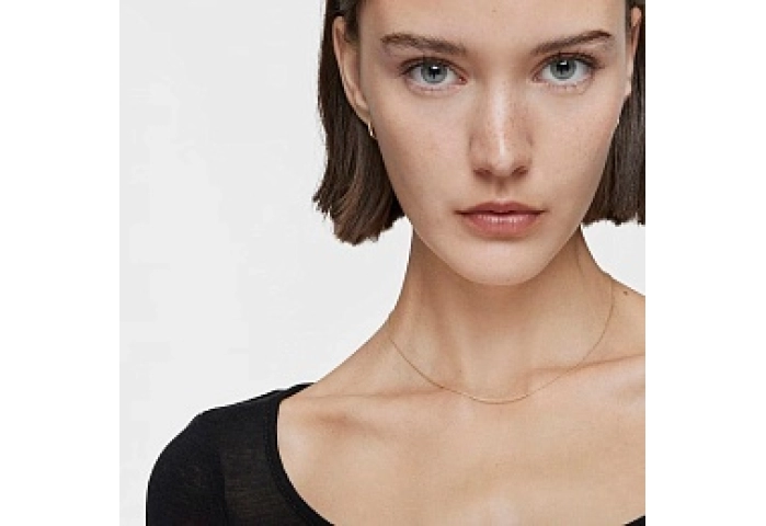 18KT GOLD CHOKER (KF25-200) 40CM
